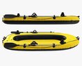 Inflatable Boat 01 Yellow Modello 3D