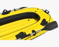 Inflatable Boat 01 Yellow 3D модель