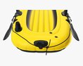 Inflatable Boat 01 Yellow 3d model