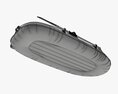 Inflatable Boat 01 Yellow Modello 3D