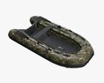 Inflatable Boat 02 Camouflage 3D-Modell