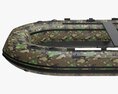 Inflatable Boat 02 Camouflage Modèle 3d