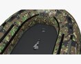 Inflatable Boat 02 Camouflage Modello 3D