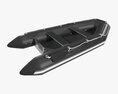 Inflatable Boat 03 Black 3D 모델 