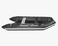 Inflatable Boat 03 Black 3d model