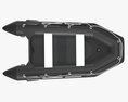 Inflatable Boat 03 Black 3D-Modell