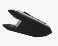 Inflatable Boat 03 Black 3d model