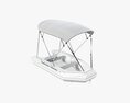 Inflatable Boat 03 Sunshade Modelo 3d