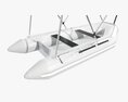 Inflatable Boat 03 Sunshade 3D模型