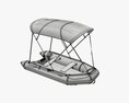 Inflatable Boat 03 Sunshade Modèle 3d