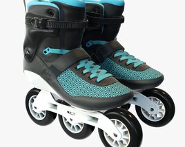 Inline Roller Skates 3D model