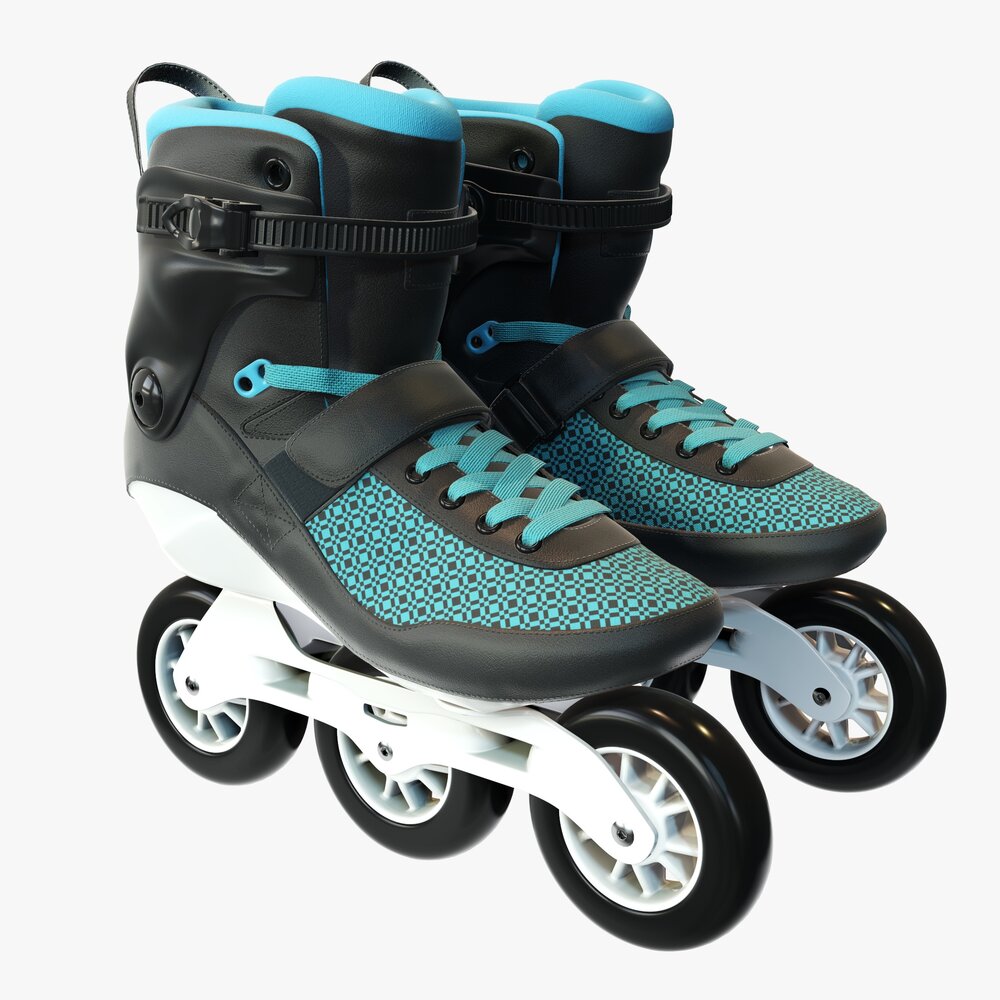Inline Roller Skates 3Dモデル