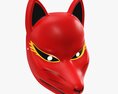 Japanese Fox Mask 01 Modello 3D