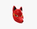 Japanese Fox Mask 01 3D модель