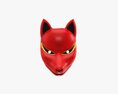 Japanese Fox Mask 01 3D 모델 