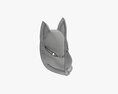 Japanese Fox Mask 01 3D-Modell