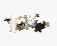Jigsaw Puzzle 48 Pieces 3D-Modell