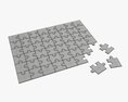 Jigsaw Puzzle 48 Pieces 02 3D-Modell