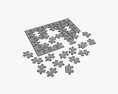 Jigsaw Puzzle 48 Pieces 3 3D-Modell