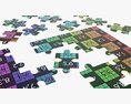 Jigsaw Puzzle 48 Pieces 3 3d model