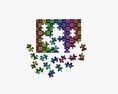 Jigsaw Puzzle 48 Pieces 3 3D 모델 