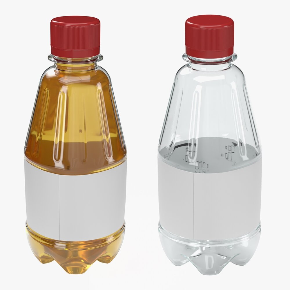 Juice Bottle 300 ml Modello 3D