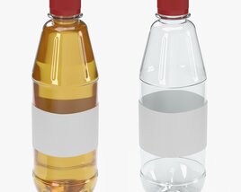 Juice Bottle 500 ml 3D-Modell