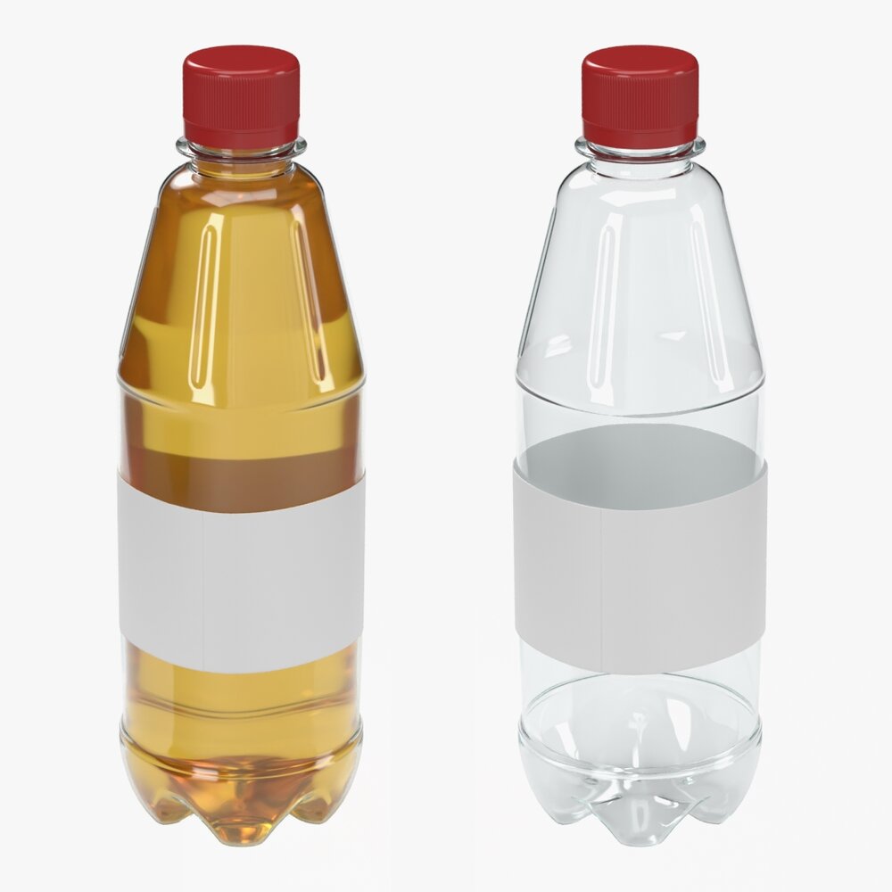 Juice Bottle 500 ml 3D模型