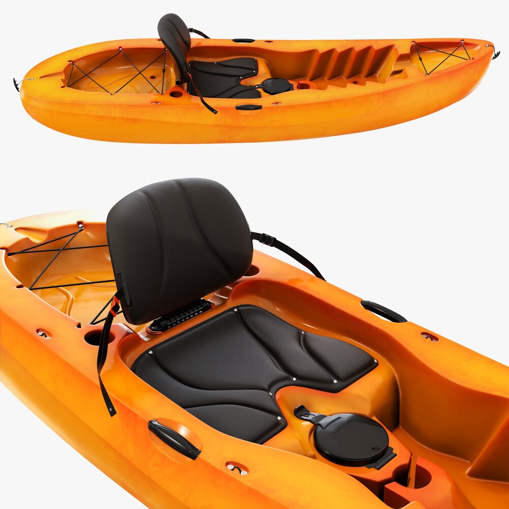 Kayak 01 Modèle 3D