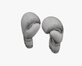 Leather Boxing Gloves Modello 3D