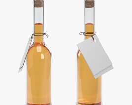Liquor Bottle 10cl Modello 3D