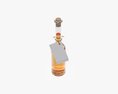 Liquor Bottle 10cl 3D-Modell