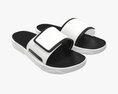 Mens Slides Footwear Sandals 01 Modelo 3d
