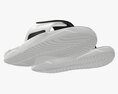 Mens Slides Footwear Sandals 01 3D-Modell
