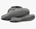Mens Slides Footwear Sandals 01 Modelo 3D