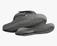 Mens Slides Footwear Sandals 02 3d model