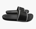 Mens Slides Footwear Sandals 03 3d model