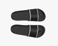 Mens Slides Footwear Sandals 03 Modelo 3d