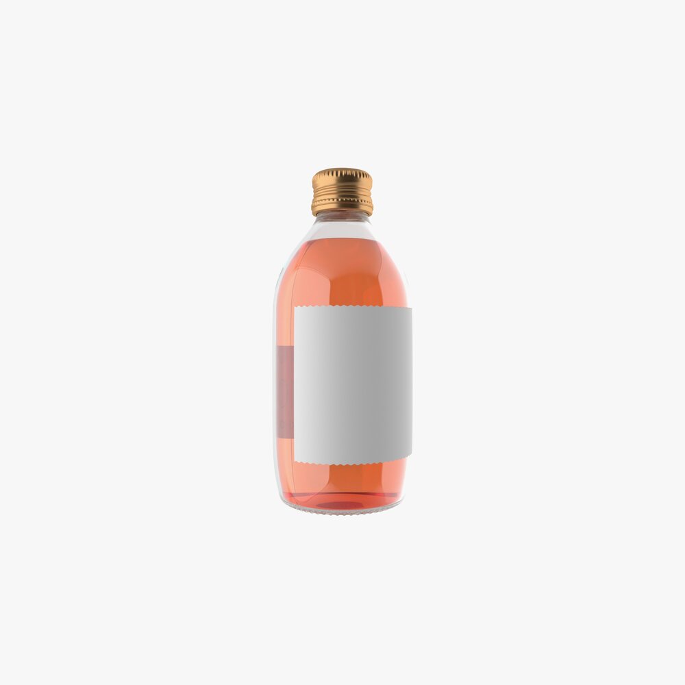 Mixed Drink Bottle 330ml V1 3d model