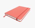 Notebook Hardcover With Strap A5 Small 3D 모델 