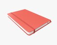 Notebook Hardcover With Strap A5 Small Modèle 3d