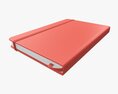 Notebook Hardcover With Strap A5 Small Modello 3D