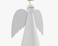 Paper Angel With Halo 3d model