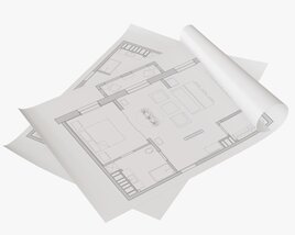 Paper Sheets 01 3D model