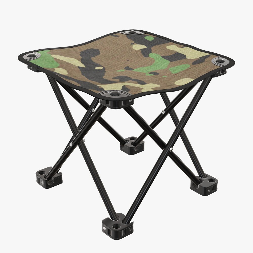 Portable Folding Chair 3D-Modell