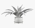 Potted Plant 04 On Console Modelo 3d
