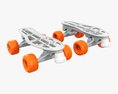 Quad Roller Skates 3d model