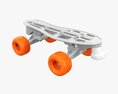 Quad Roller Skates Modelo 3d