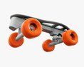 Quad Roller Skates 3d model