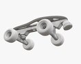 Quad Roller Skates Modello 3D